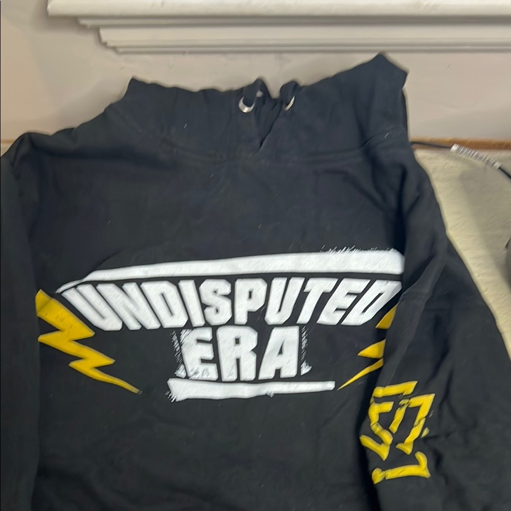 Undisputed Era Black and Yellow Men's Sweater